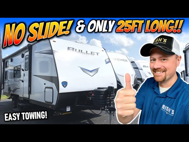Easy NO SLIDE Family Camping 2023 Bullet 2200BH Travel Trailer