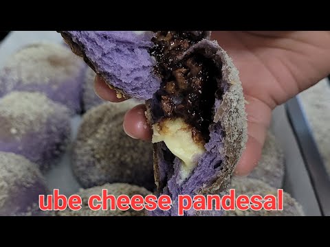 Yummy Ube Cheese Pandesal
