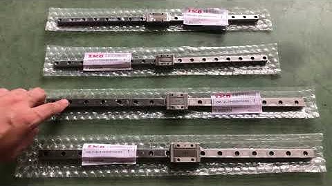 Linear rail and carriage/wagon all metal for high temperature application