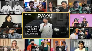 PAYAL (Visualizer) YO YO HONEY SINGH | Paradox | GLORY | Reaction | FUNTOO MASHUP