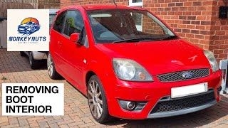 Removing The Boot Interior On Ford Fiesta St Mk6