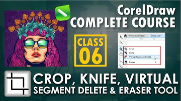 Corel Draw Tutorial in Urdu | Crop Tool, Knife Tool, Virtual Segment Delete & Eraser Tool | Class#5