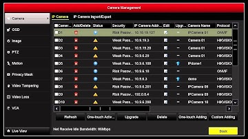 How to import and export IP channel information on NVR