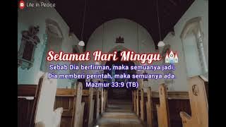Selamat Hari Minggu 💒 - Story WA Ucapan Selamat Hari Minggu - Minggu, 17 Juli 2022