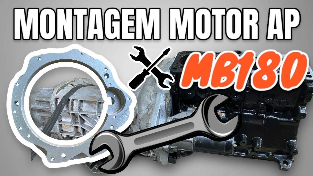 MONTAGEM FLANGE MOTOR AP NO CÂMBIO DA MB180
