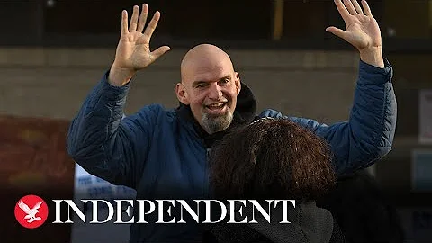 Live: Fetterman gives victory speech after beating Dr Oz in Pennsylvania