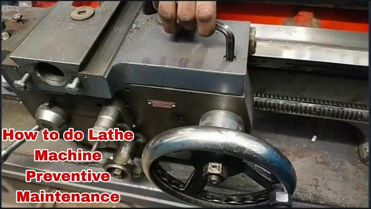How to do Lathe Machine Preventive Maintenance/Apron Mechanism
