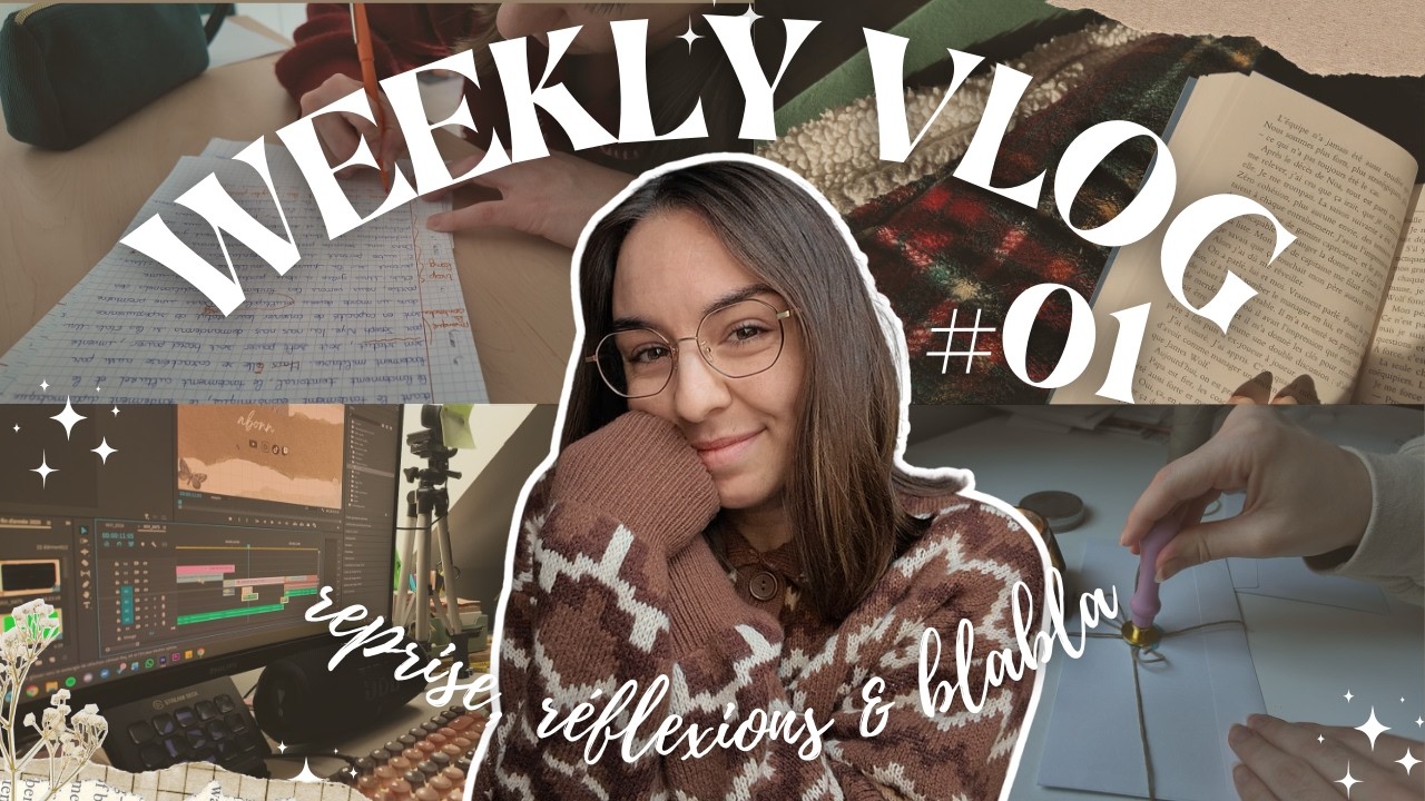 ✨📖 Reprise du boulot, projets & objectifs | Weekly Vlog #1 – 2026