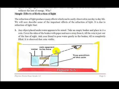 Chapter 5 Refraction of light  Lesson 2