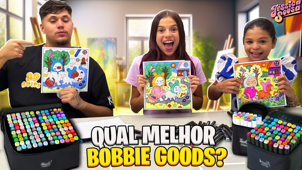 Quem DESENHA O MELHOR BOBBIE GOODS DE PÁSCOA (JÉSSICA SOUSA)