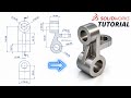 Engineering Drawing to 3D CAD Model | SolidWorks Practice Tutorial