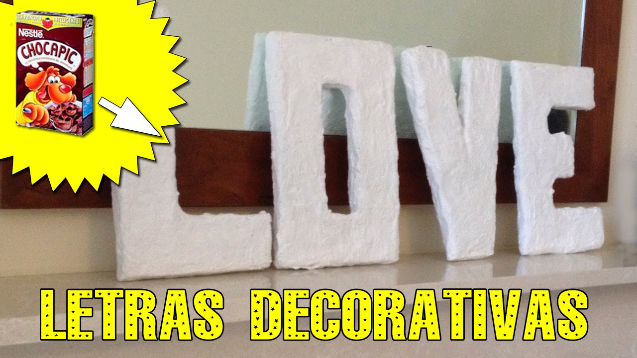 Patypeando: Un blog Muy DIY: DIY: Letras de Cartón