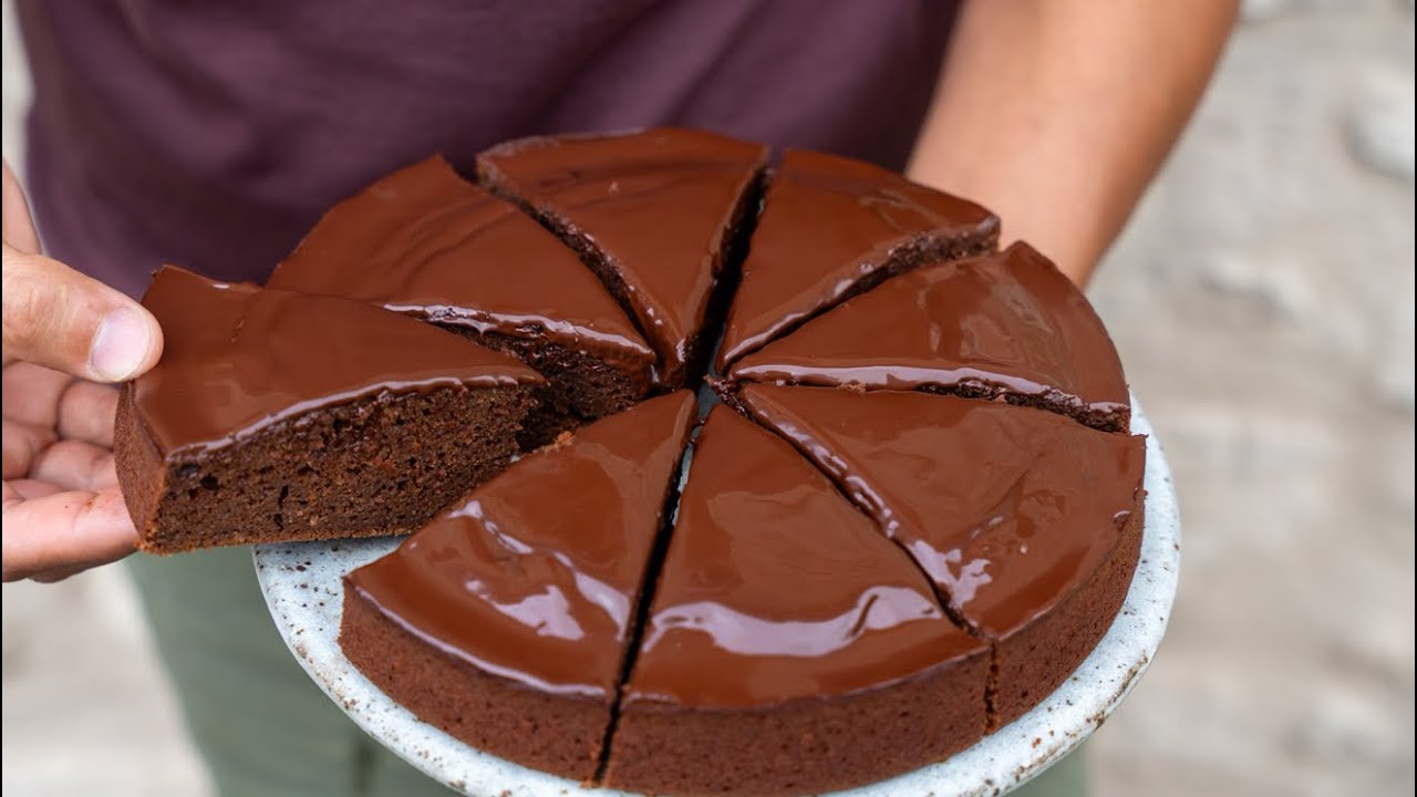 Gâteau chocolat sans beurre, léger et ultra moelleux avec Banane et Yaourt !