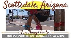 Old Town Scottsdale with kids and Live music at Rusty Spur Saloon 