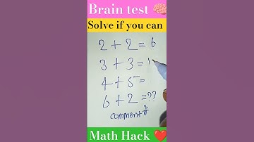 Genius iQ Test math puzzle 🔥