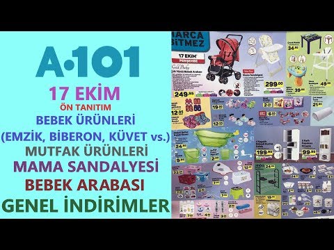 ÖN TANITIM A101 17 EKİM 2019 İNDİRİMLERİ / A101 BEBEK ÜRÜNLERİ / A101 BEBEK ARABASI