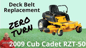 Cub Cadet RZT-50 Deck Belt Replacement