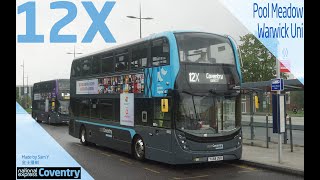 West Midlands Transport: Pool Meadow Bus Station 12X University of Warwick