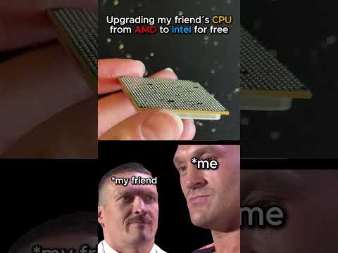 How to change your CPU from AMD to Intel #pcbuild #pcgaming #gamingpc #cpu #pcgamer
