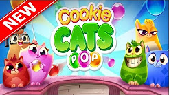 Cookie Cats Pop игра шарики на андроид для детей 2017 Освободи котят 1 серия / Cookie Cats Pop game