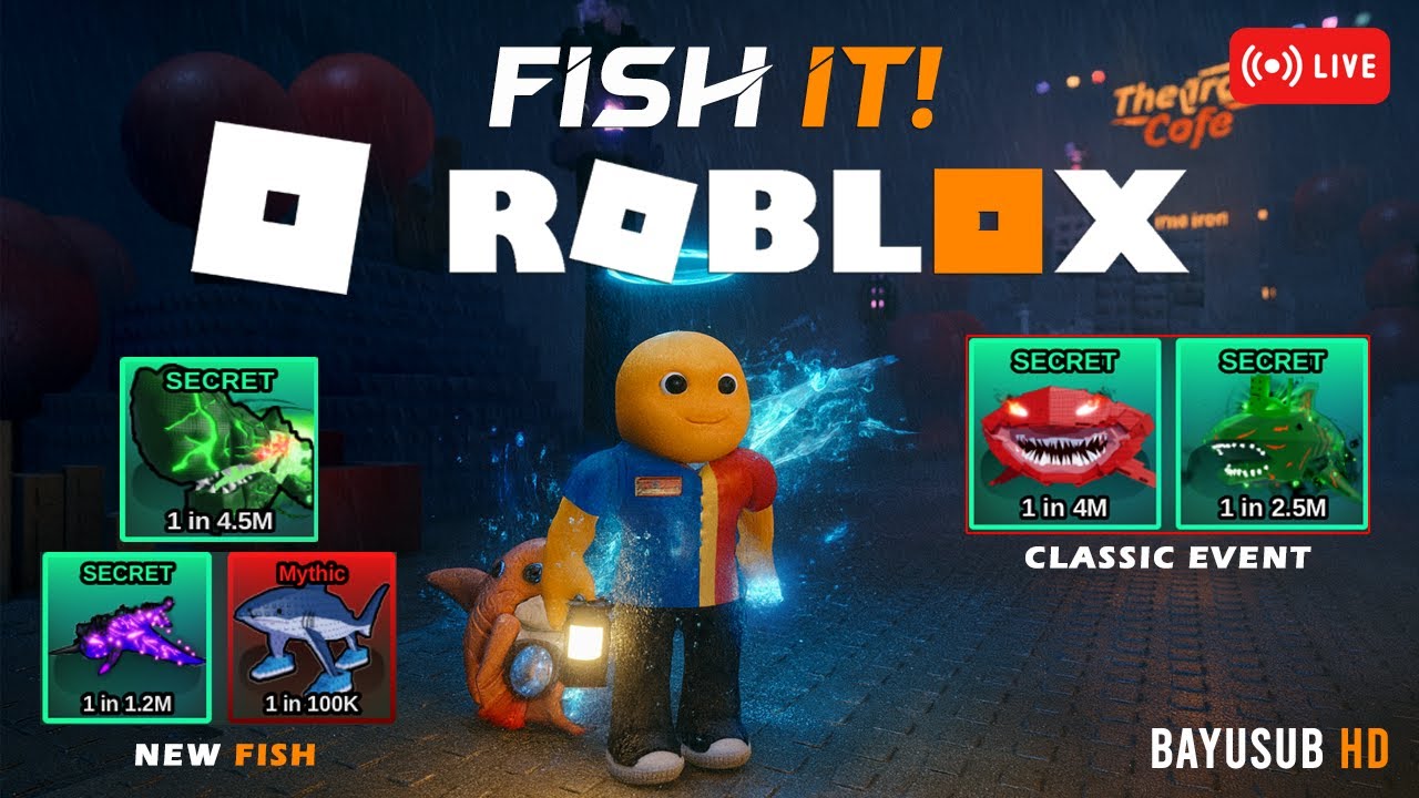 THANK YOU FOR 5K SUBS‼️ | FISH IT! ROBLOX INDONESIA