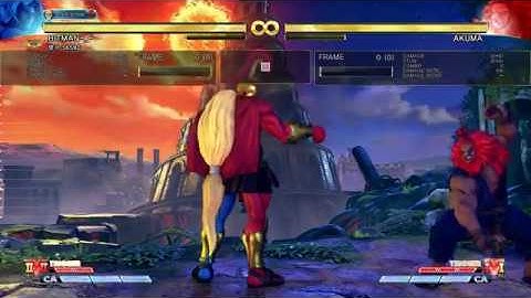 Gill VT2 Clossup Reset Combo(Corner) Street Fighter V CE