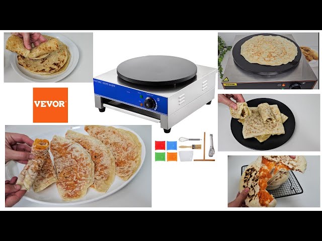 MAXI CRÊPIÈRE ELECTRIQUE FAMILIALE SEMI PRO 1500W HAPPY MAXICREPE  KITCHENCOOK