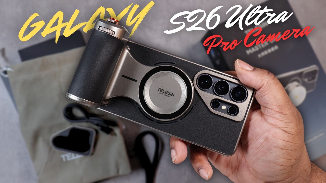 TELESIN カメラグリップGalaxy S26 Ultra Ultimate Galaxy S26 Ultra Camera Accessory | Telesin Master Grip