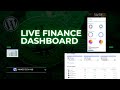 Create a Live Finance Dashboard in WordPress — Stocks, Forex, Crypto &amp; ETF Widgets (Real-Time)