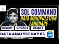 SQL DML Commands You MUST Know | INSERT UPDATE DELETE | Data Analyst Day 06 Tamil
