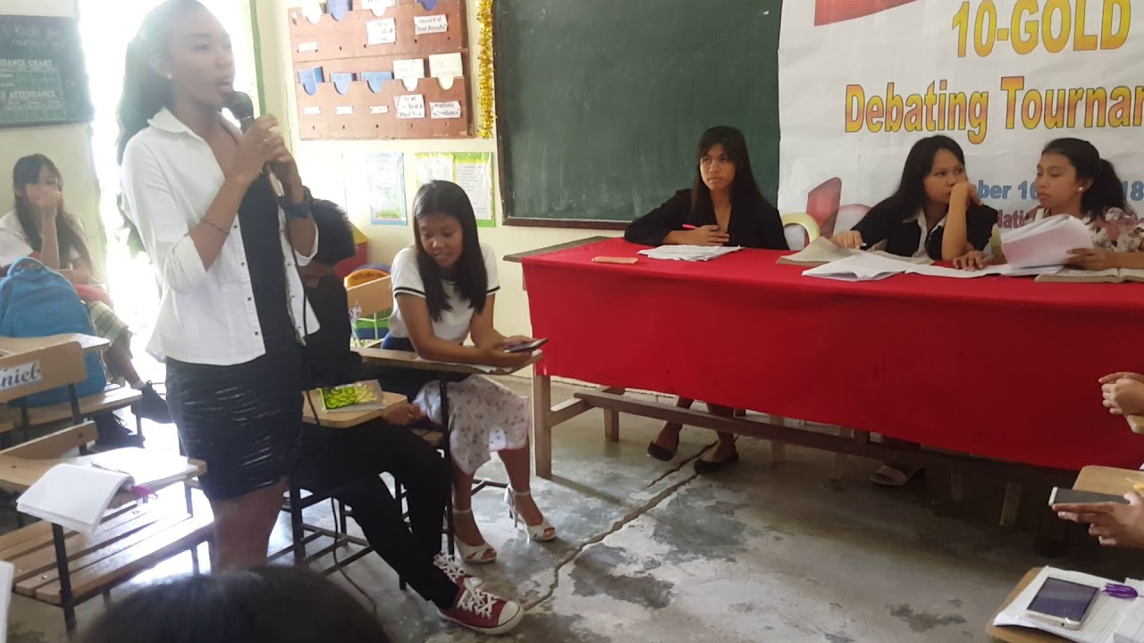 A DEBATE by a GRADE 10 STUDENTS (PART 3) -(GROUP 3, 4 & 5) - YouTube