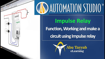 what is impulse Relay, Bistable relay or latching relay. How to use it in Automation Studio