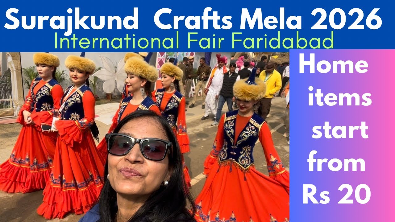 Surajkund Crafts Mela Faridabad 2026 | Big Sale On Home Items & accessories For Rs 20 ,Rs 50 Rs100