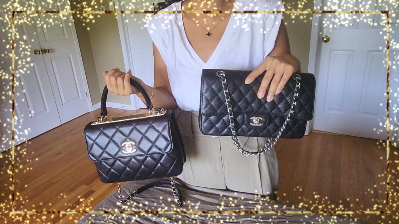 Chanel Trendy CC flap bag vs Classic Flap 