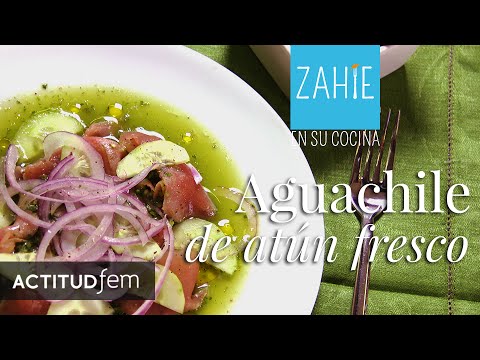 Aguachile de atún fresco estilo Mazatlán | Receta de aguachile: comidas de  Sinaloa | Zahie Tellez - YouTube