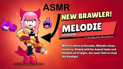 I got Melodie!! (Brawl Stars ASMR)
