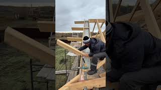 Travaux de charpente #bricolage #diy #construction #renovation #travaux #artisan