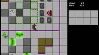 Let's Play Chip's Challenge: Walls of CCLP4 - Part 7 - Garden Tour