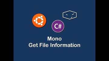 mono c# get file information