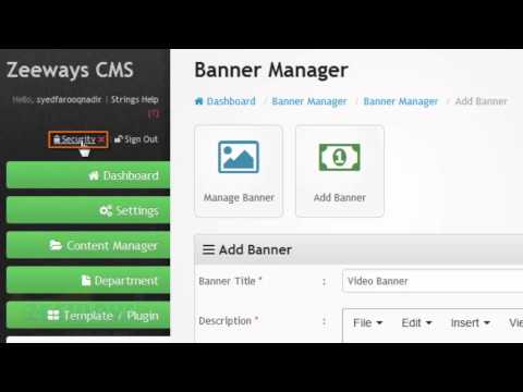 How to Add Banner using Script Code