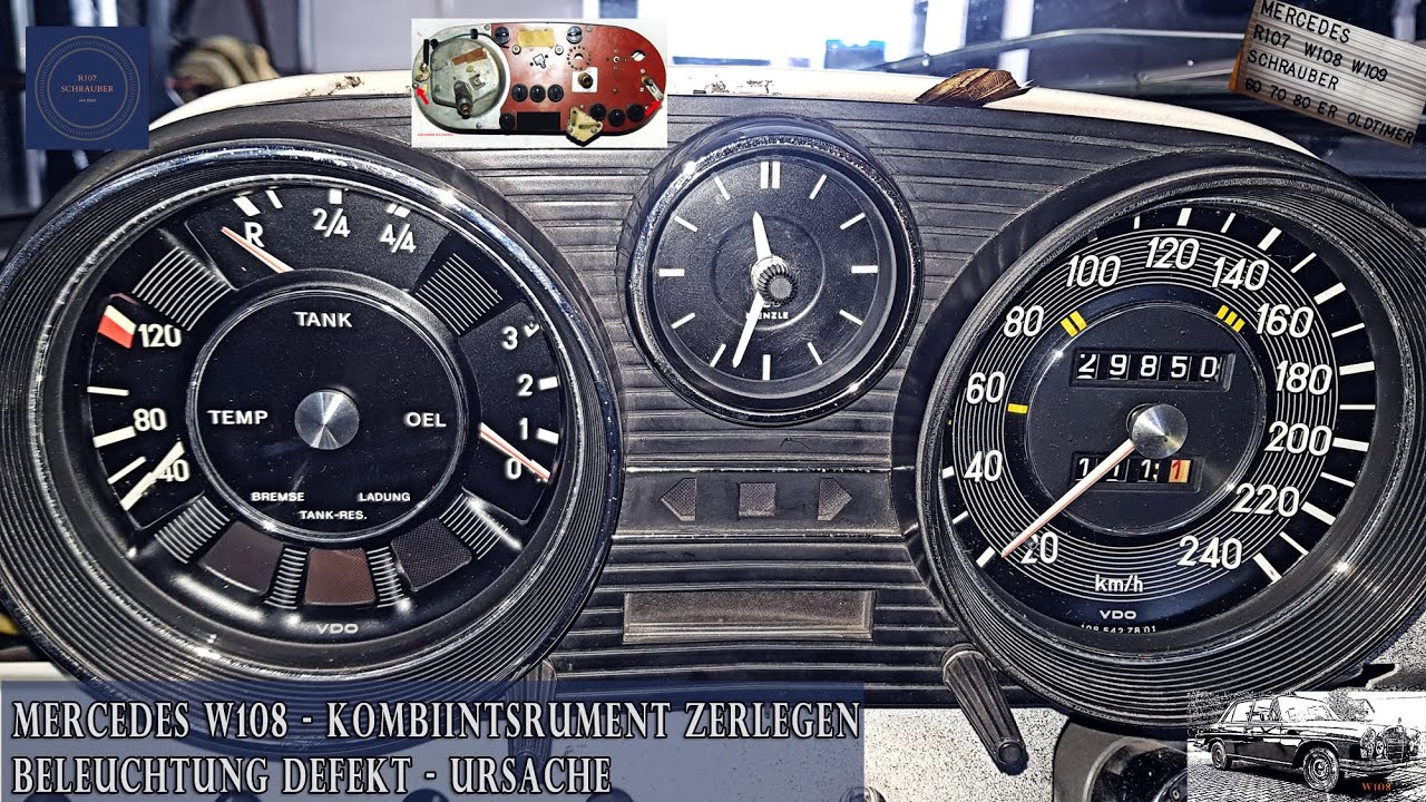 Mercedes Instrumentenbeleuchtung Einstellen