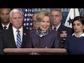 White House coronavirus news conference