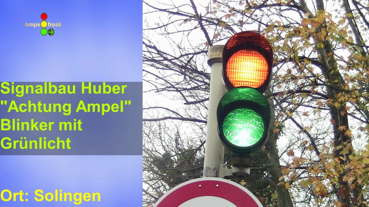 Signalbau Huber Vorsignal (Blink-Gelb/Grün)