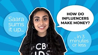 How do social media influencers make money? | CBC Kids News