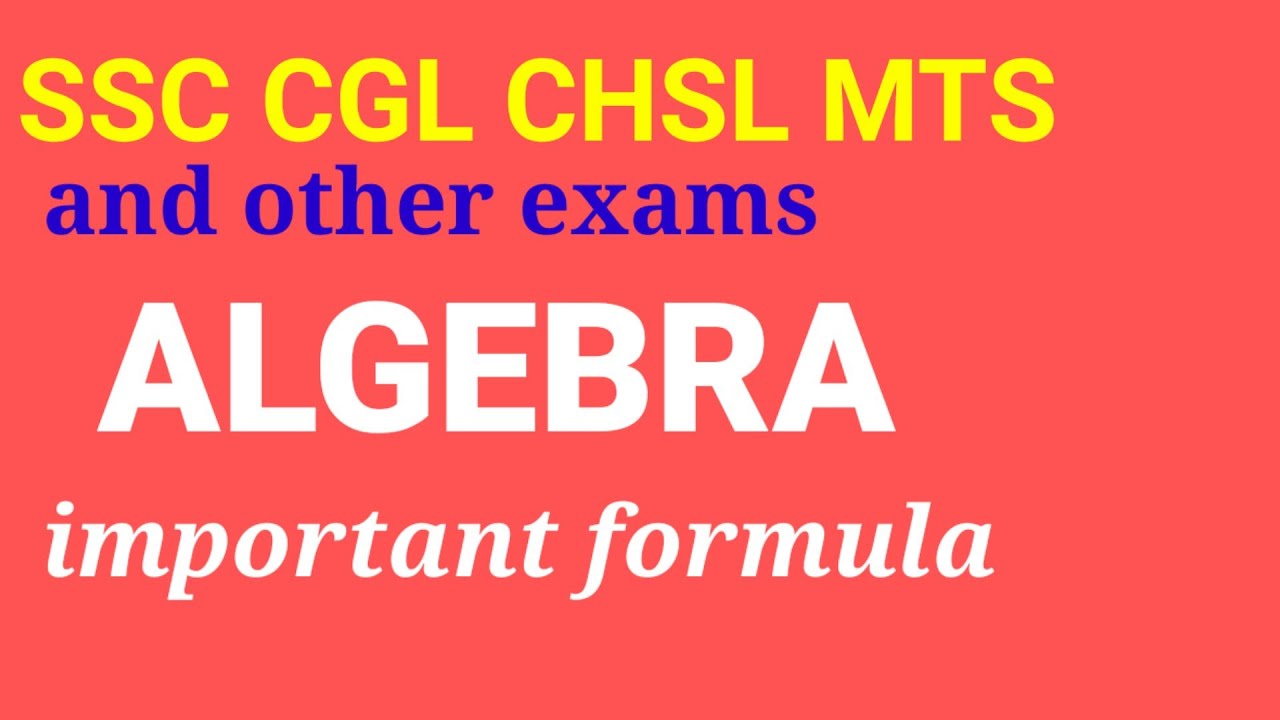SSC CGL CHSL MTS AND OTHER EXAMS