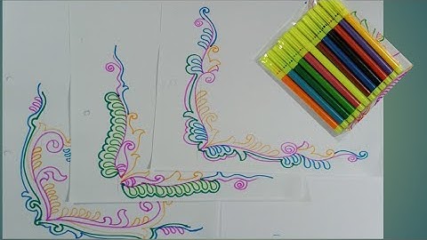 very easy and simple project khata design.border and corner design for students.#subrata art2021.