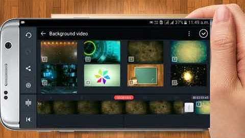 How to add transition effects in videos with kinemaster app