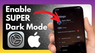 How to Enable Midnight Mode (Super Dark Mode) on iPhone #iphonetricks #iphonetips