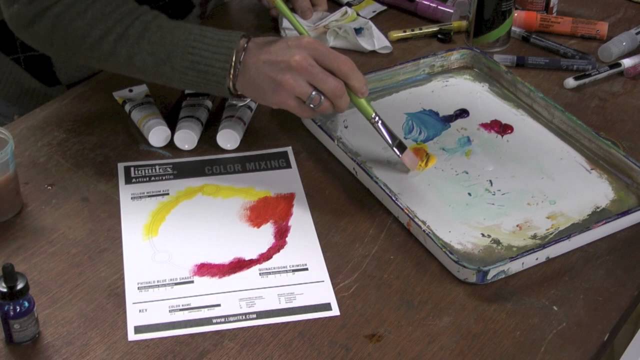 Vibrant Color Mixing with Acrylic Paint — EttaVee