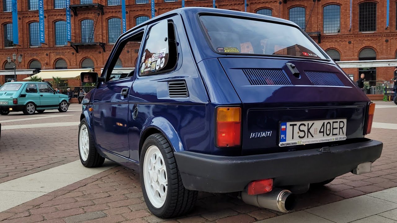 Maluch 1.2 - Fiat 126p swap silnika z Fiat Punto / Łódź Manufaktura  22lata od zakończenia produkcji